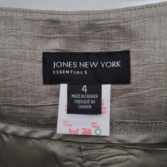 Jones New York Wide Leg Linen Pants - Picture 6 of 10